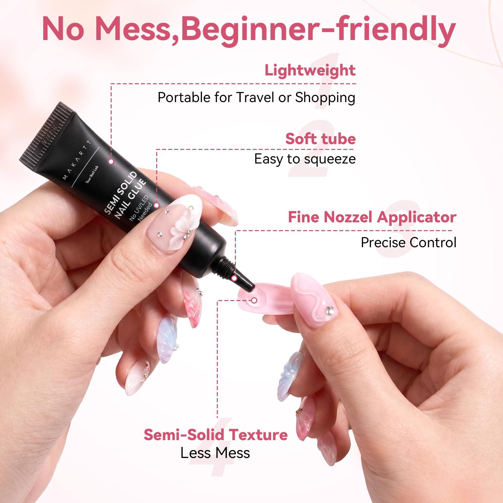Makartt bottle next to travel pouch for on-the-go touch-ups and mobility