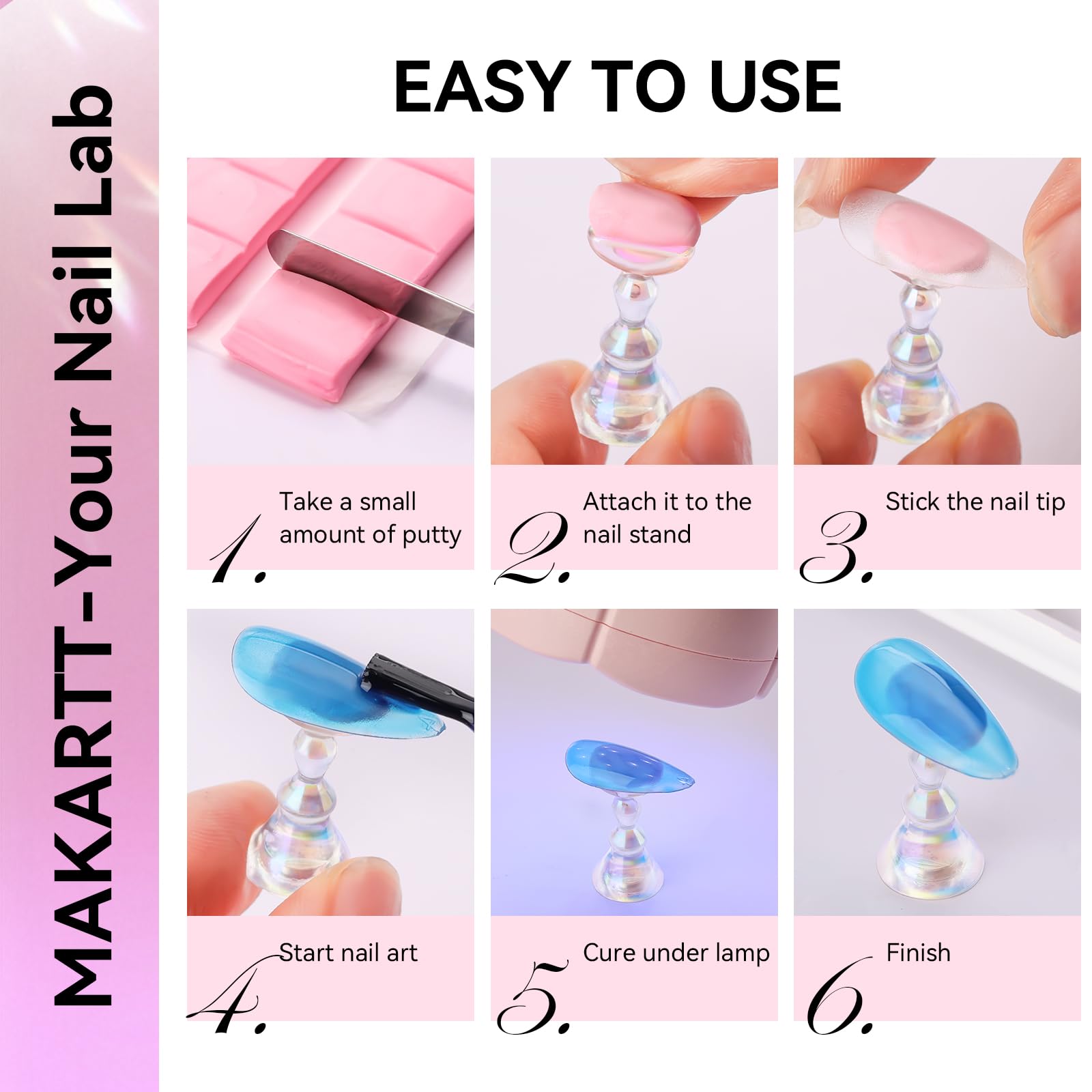 Makartt travel kit ready tucked into a makeup bag for mobile nail artists