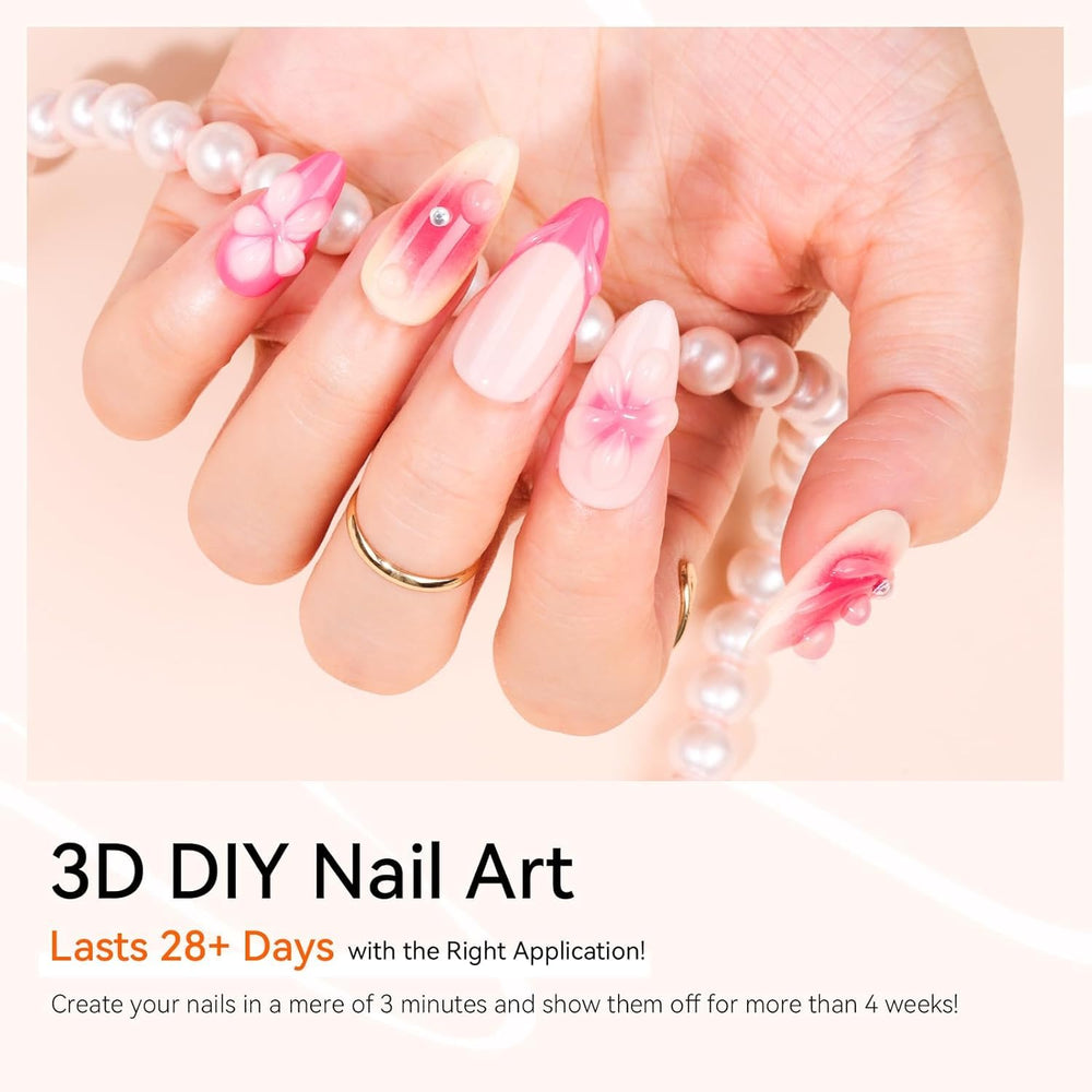 makartt tube applicator detail demonstrating precise squeeze control for neat nail art