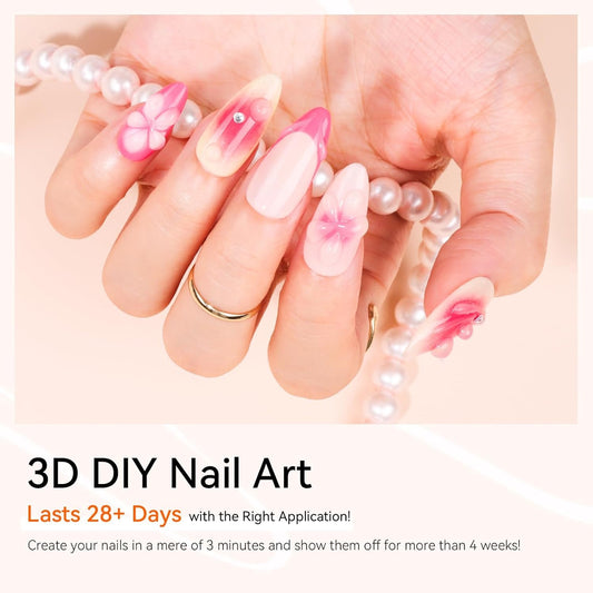 makartt tube applicator detail demonstrating precise squeeze control for neat nail art