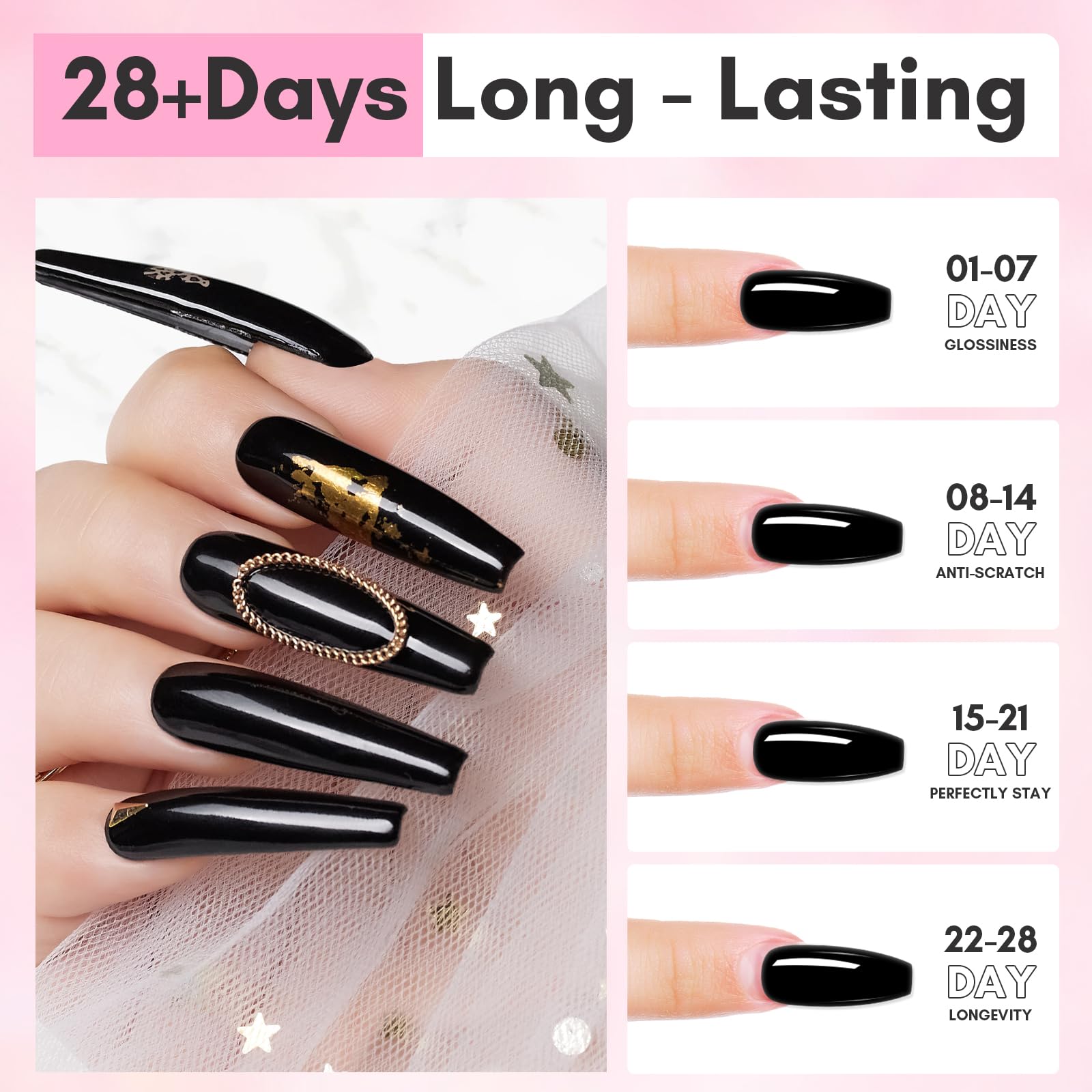 Makartt sheer black tube close-up showing gel texture and control