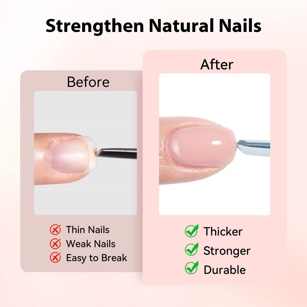 Makartt uncured gel on nail pre-cure demonstrating easy shaping control
