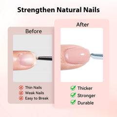 Makartt uncured gel on nail pre-cure demonstrating easy shaping control