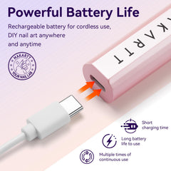 Makartt USB recharge port detail showing easy on-the-go charging