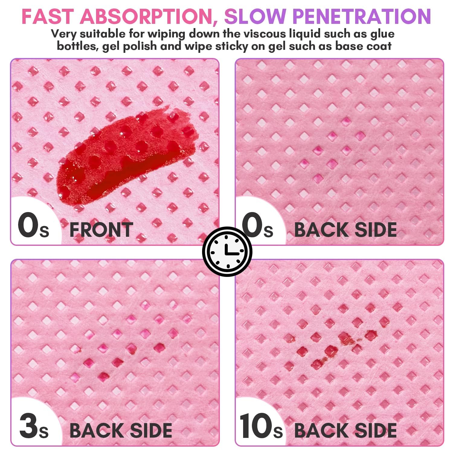 Makartt stacked wipes bulk pack view, ample supply for salon use