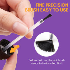 Makartt wooden sticks included for safe nail lifting and control