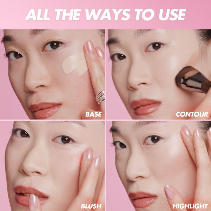 Make Up For Ever palette held in hand showing compact size for travel convenience