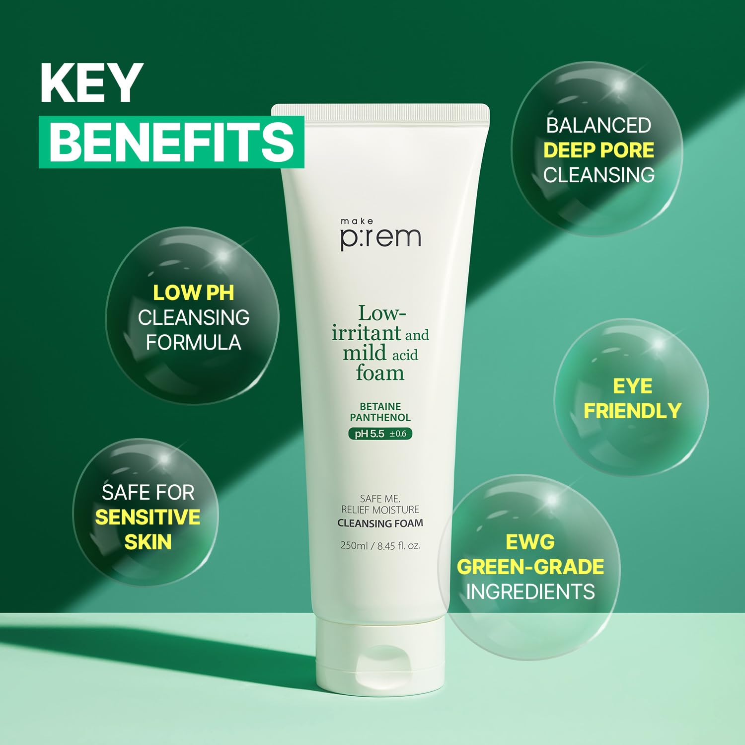 MAKE P:REM ingredient label close-up highlighting key herb extracts and safe formula