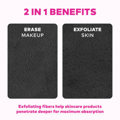 MakeUp Eraser Mini PRO packed in travel bag highlighting convenience and waste reduction