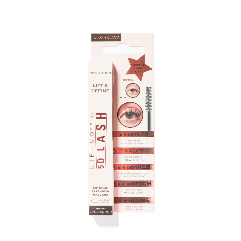 Makeup Revolution next to ruler for size and travel-friendly benefit