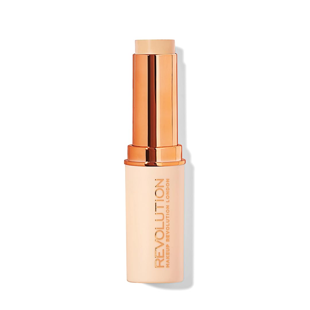 Makeup Revolution blended close-up showing matte finish for reduced shine benefit