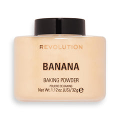 Makeup Revolution powder front packaging showing product name and shade benefits
