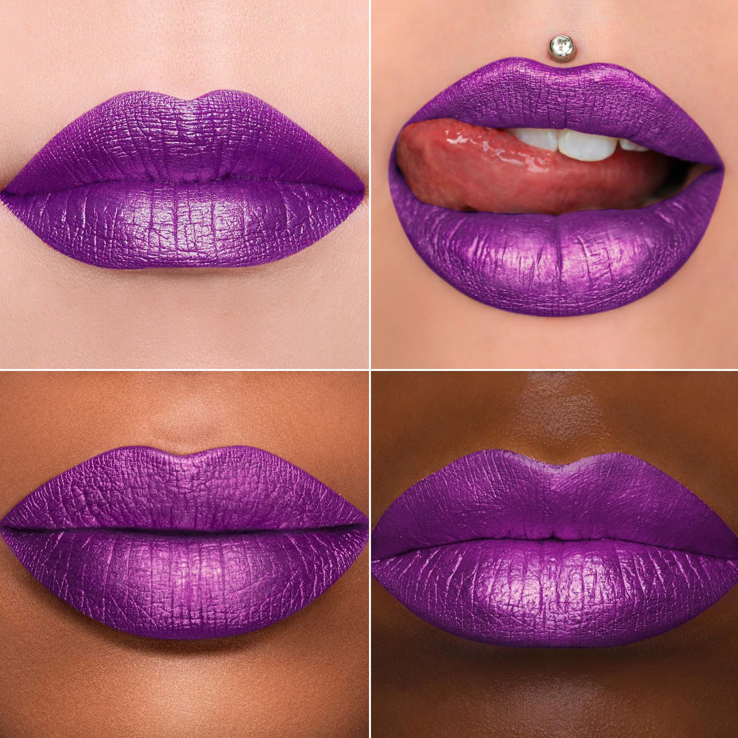MAKI YIKA wand applicator loaded with amethyst gloss for precise, even application benefit