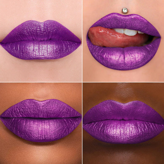 MAKI YIKA wand applicator loaded with amethyst gloss for precise, even application benefit