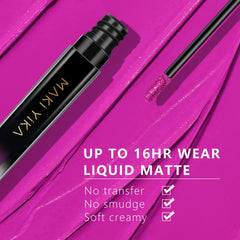 MAKI YIKA applicator wand close-up showing precise tip for neat lip lines