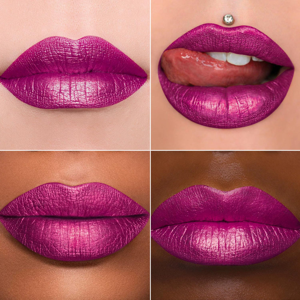 MAKI YIKA applicator wand displaying smooth metallic formula benefit easy precise application