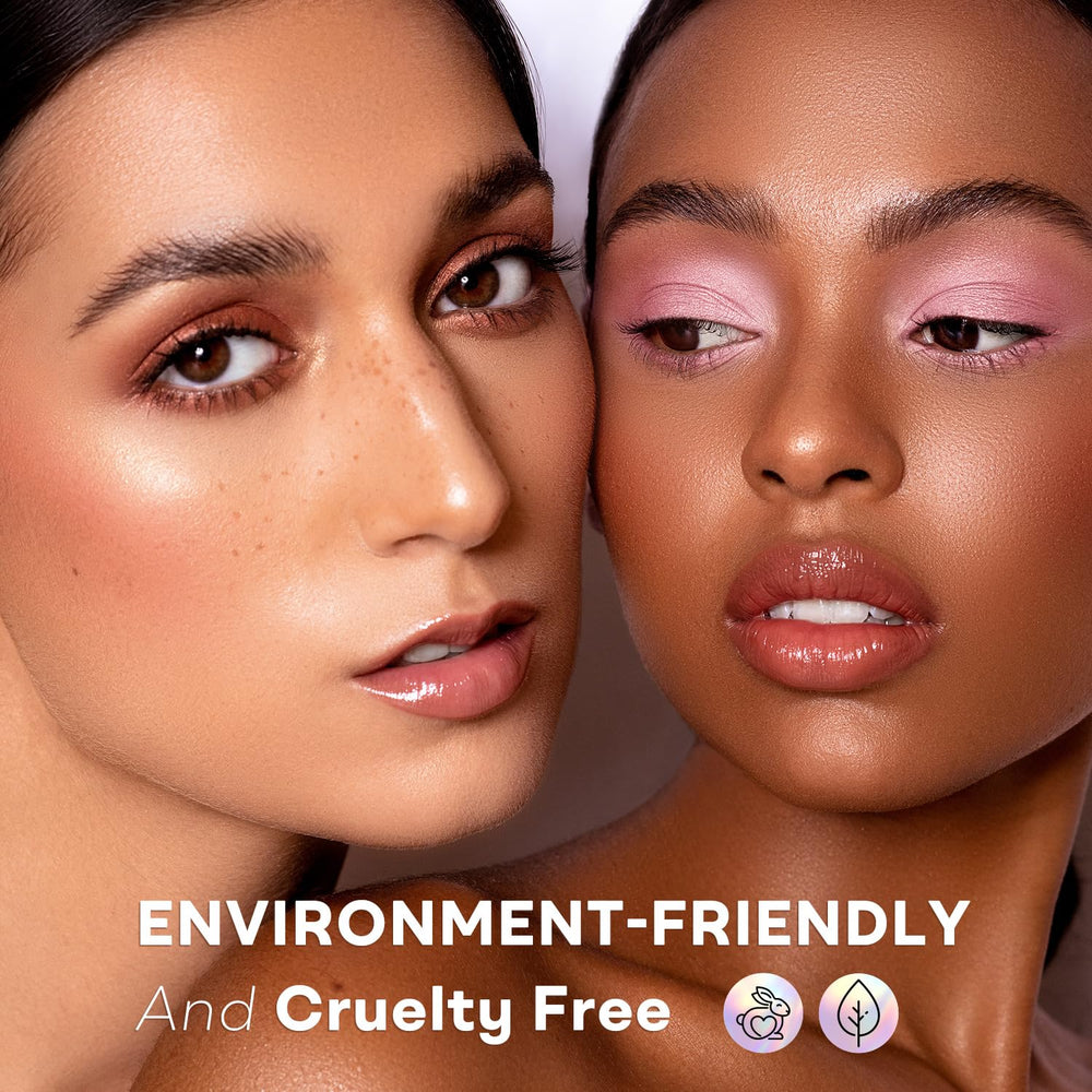 MAKI YIKA evening makeup look using champagne rose on lids to brighten eyes for night events