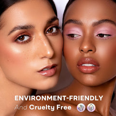 MAKI YIKA evening makeup look using champagne rose on lids to brighten eyes for night events