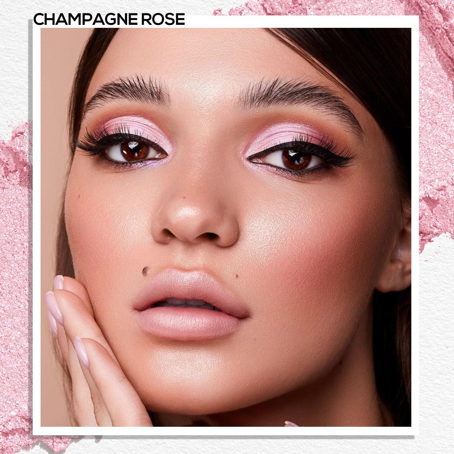 MAKI YIKA open pan texture of creamy champagne rose shade highlighting smooth, blendable formula