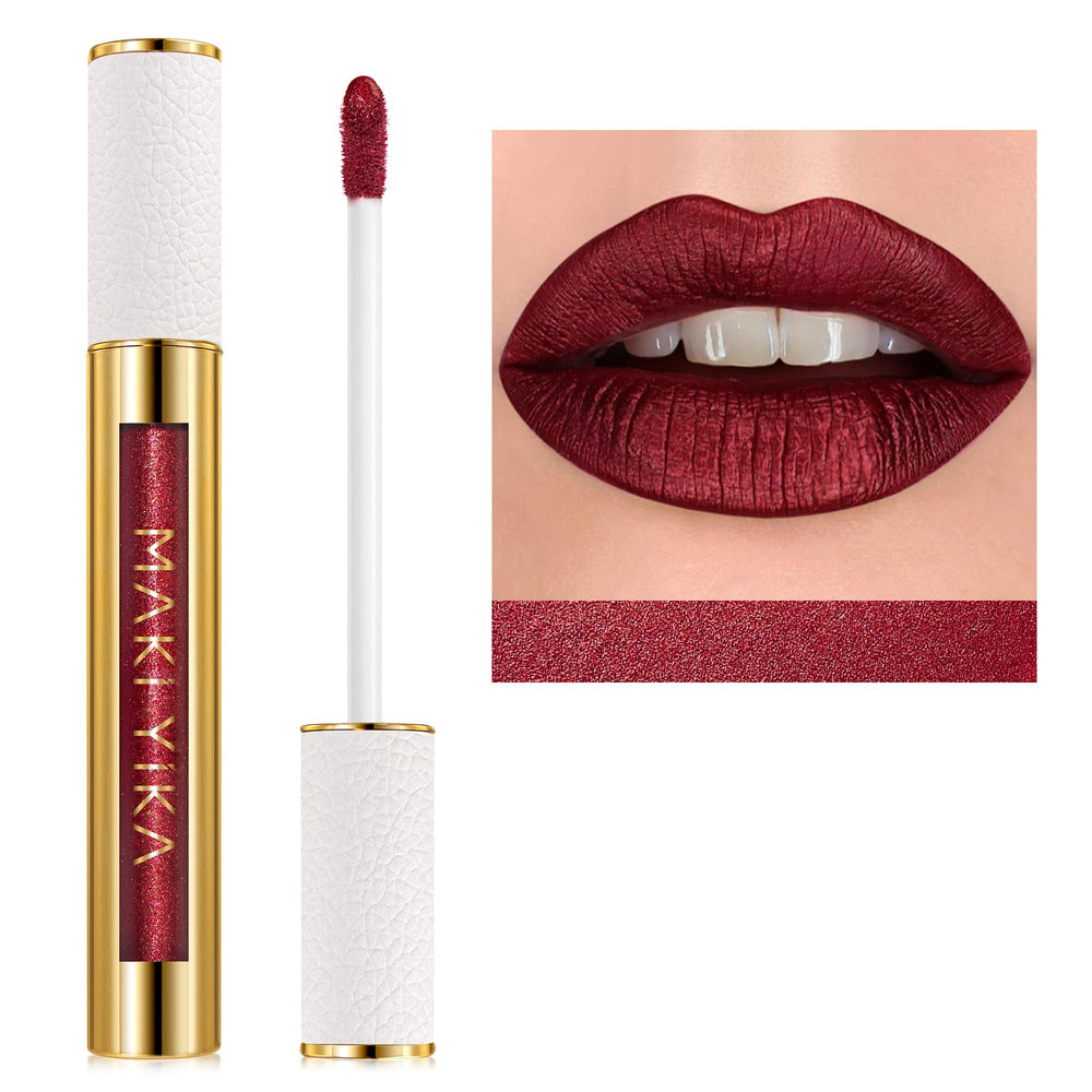 MAKI YIKA front tube showing glitter packaging and luxurious appeal