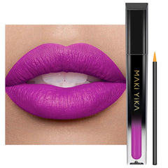 MAKI YIKA front packaging showing Pearl Purple shade for bold wear