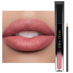 MAKI YIKA front packaging showing bold red shade and brand benefits