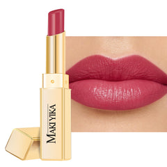 MAKI YIKA front tube showing glossy red-pink shade and compact design for portability