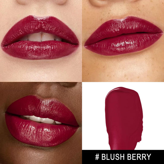 MAKI YIKA open lipstick twist revealing rich blush berry color