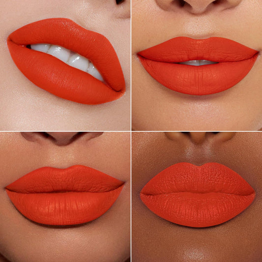 MAKI YIKA applicator closeup demonstrating smooth wand for precise, even orange application