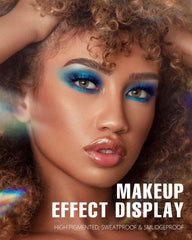 MAKI YIKA shimmer blue pan close-up showing reflective finish for luminous lids
