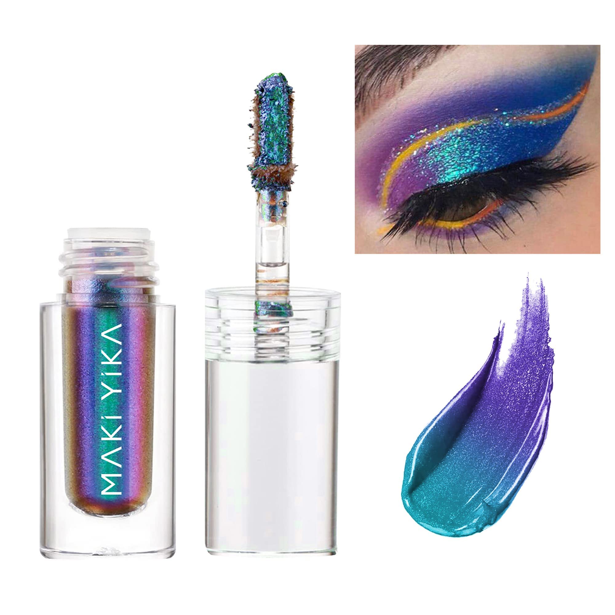 MAKI YIKA front packaging showing teal multichrome bottle and clear branding for quick ID
