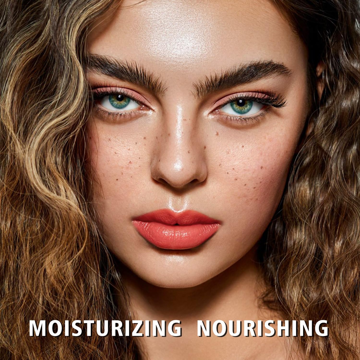 MAKI YIKA close-up texture highlighting glossy sheen and moisturizing look