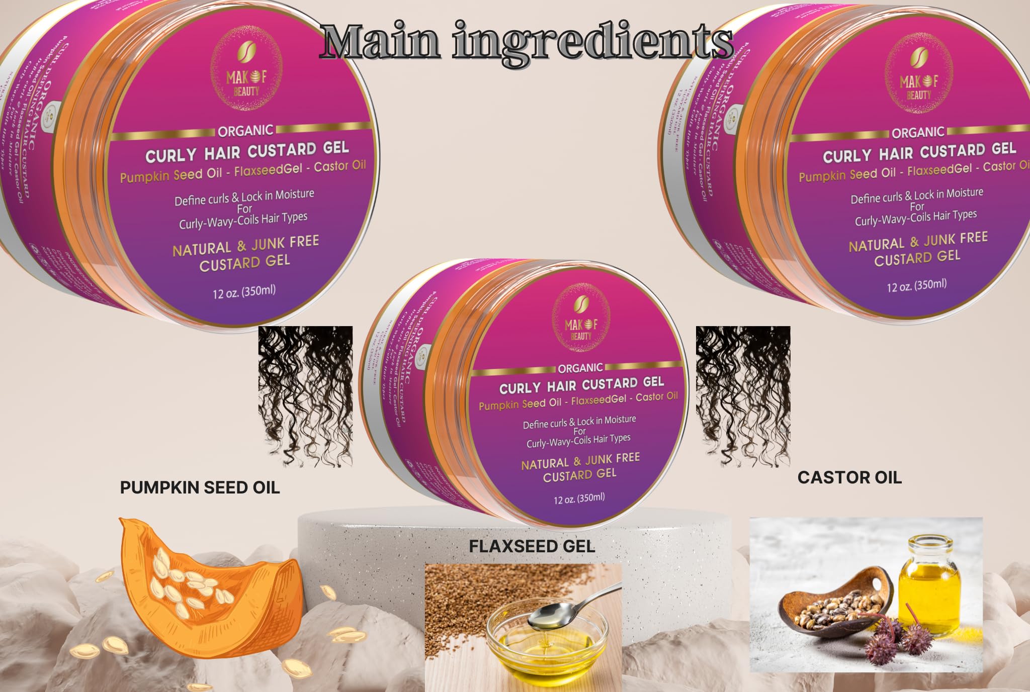 MAKOF BEAUTY open custard texture for easy even application benefit