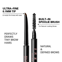 Maksure angled precision tip close-up for exact hairlike strokes
