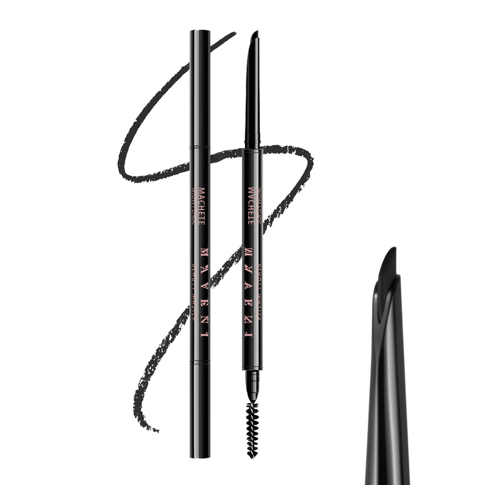 Maksure front packaging showing the dual-ended pencil and compact design