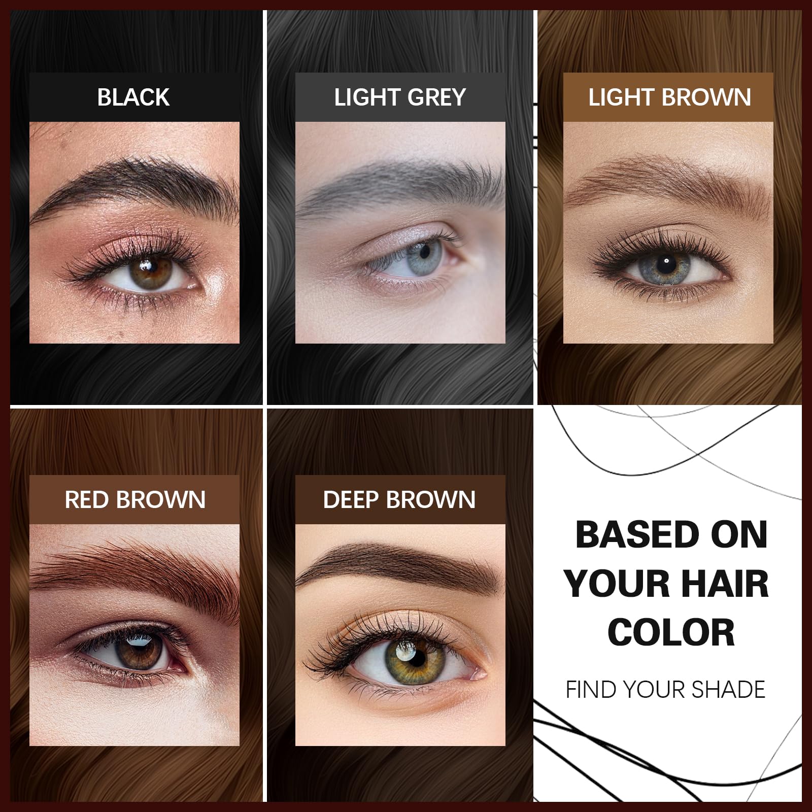Maksure deep brown swatch on skin demonstrates buildable natural color payoff