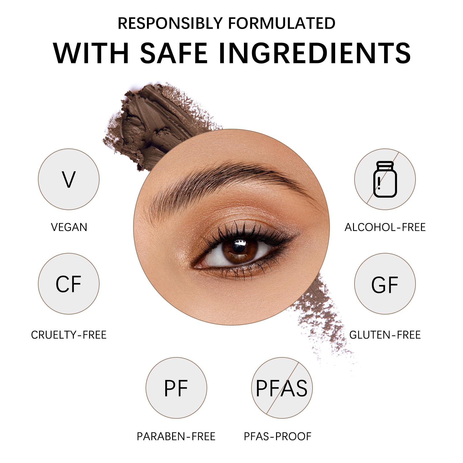 Maksure pencil inside a makeup bag to show portability and on-the-go use