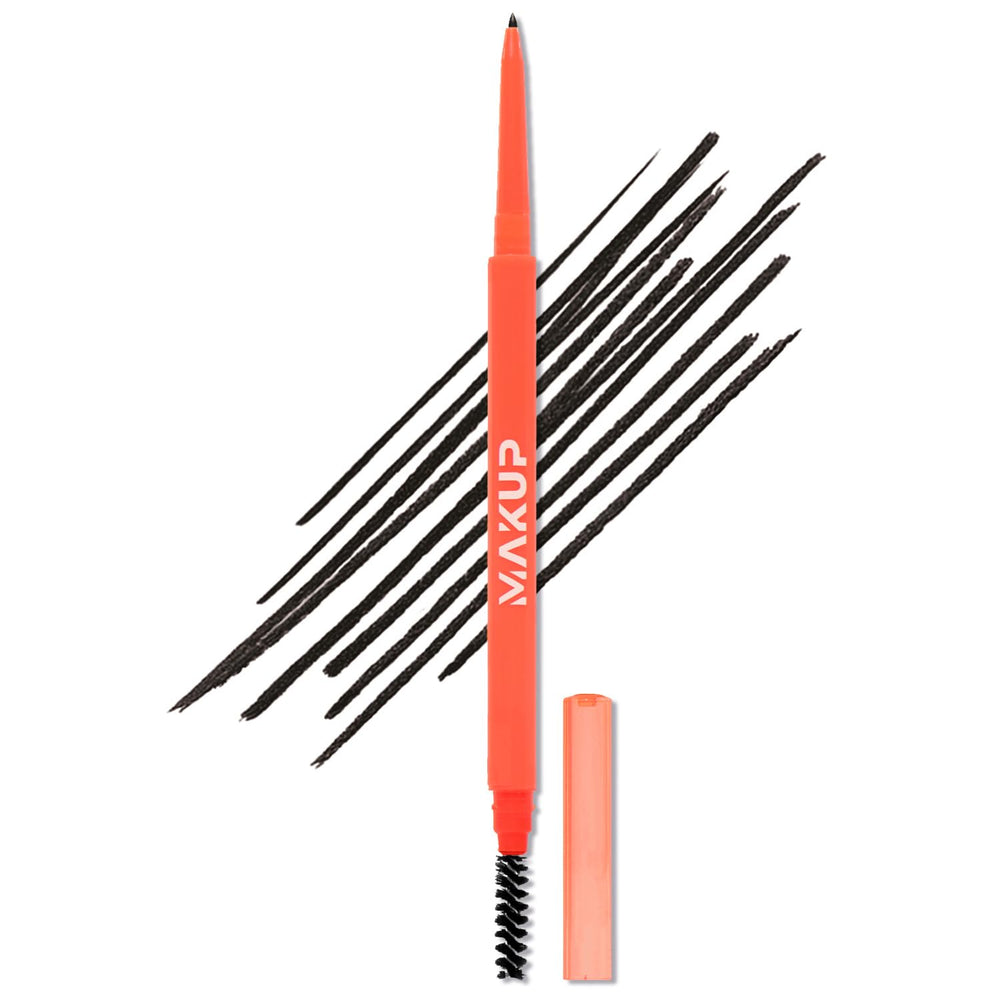 Makup Beauty Skinny Brow pencil front packaging showing product and shade Caviar