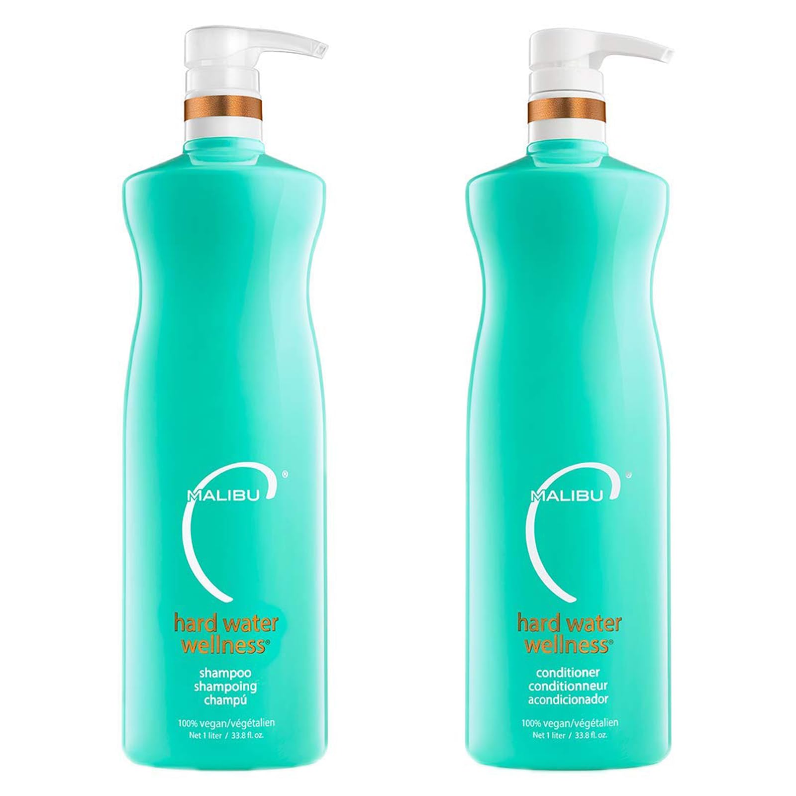 Malibu C duo front packaging showing both bottles for clear product recognition and benefits