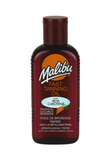 Malibu front bottle showing label and coconut scent for easy selection