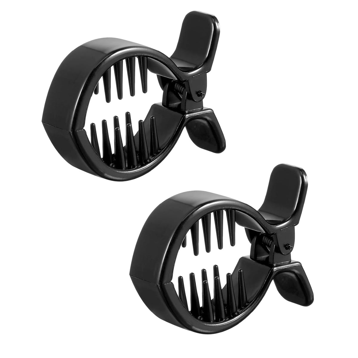 Malijnxin front view of fish-shaped clip showing stylish hold benefit