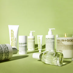 MALIN+GOETZ minimalist packaging lifestyle setting for gifting