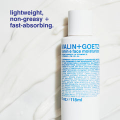 MALIN+GOETZ open jar revealing smooth moisturizer ready to apply