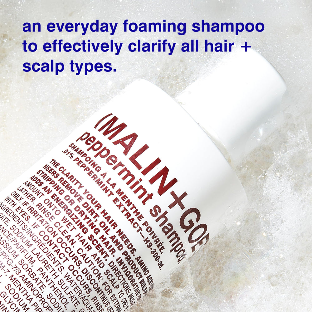 MALIN+GOETZ label ingredients close view highlighting vegan, sulfate-free formulation