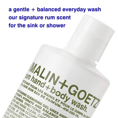 MALIN+GOETZ pump close-up highlighting easy dispensing and control