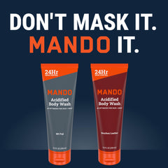 Mando two bottles side-by-side showing pack of two convenience