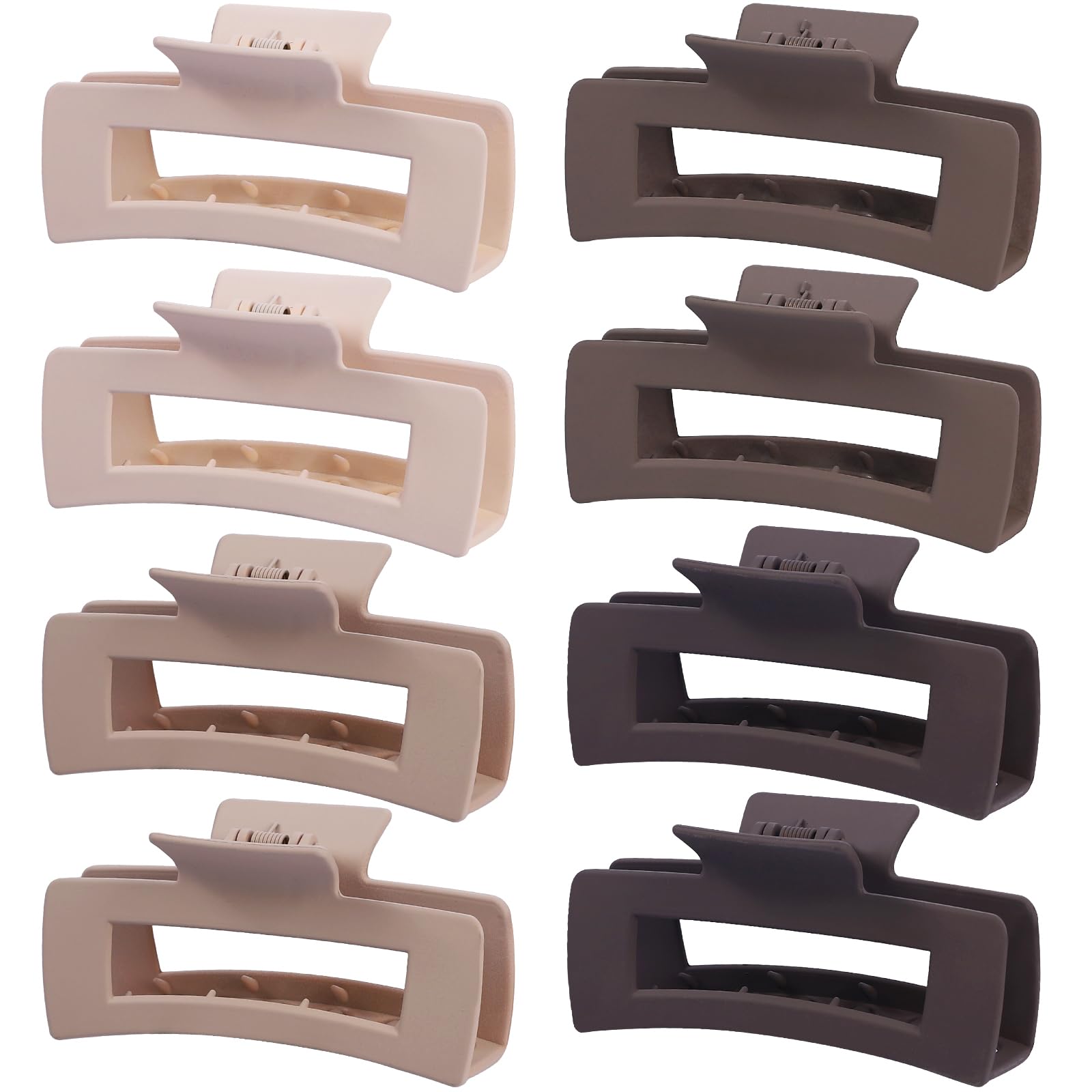 Mandydov front packaging showing eight hair claw clips, convenient set
