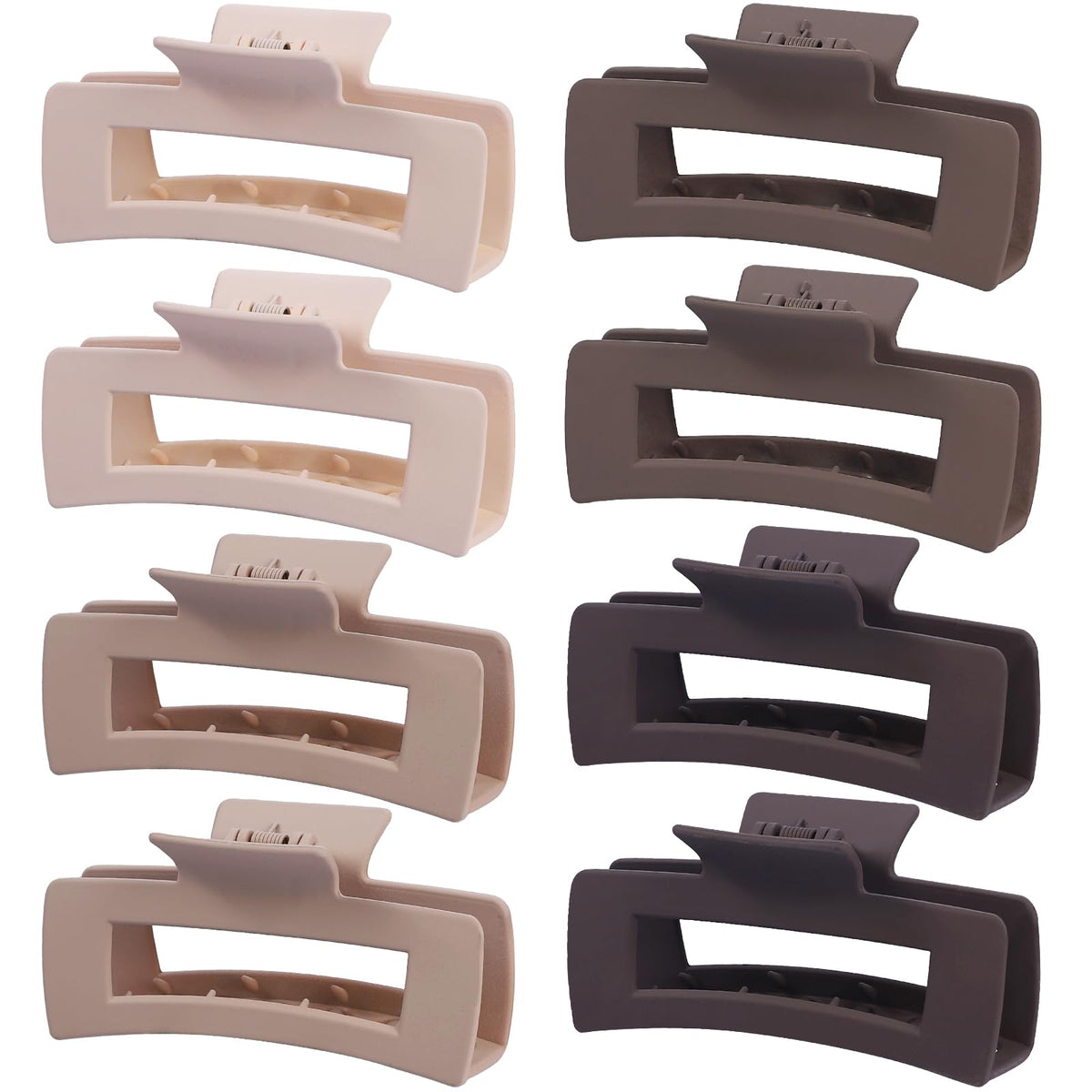 Mandydov front packaging showing eight hair claw clips, convenient set