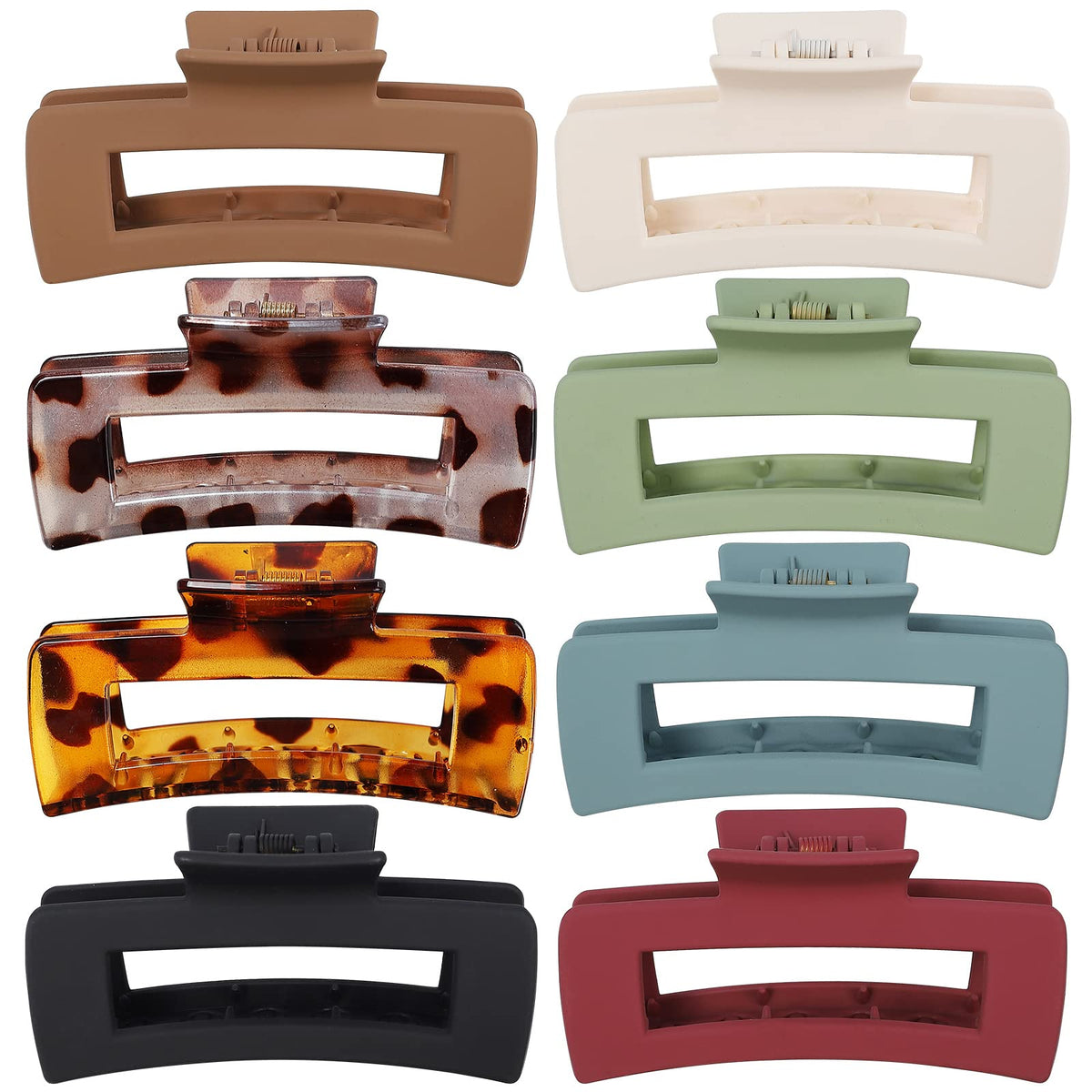 Mandydov front view of full 8-piece pack showing colors for styling