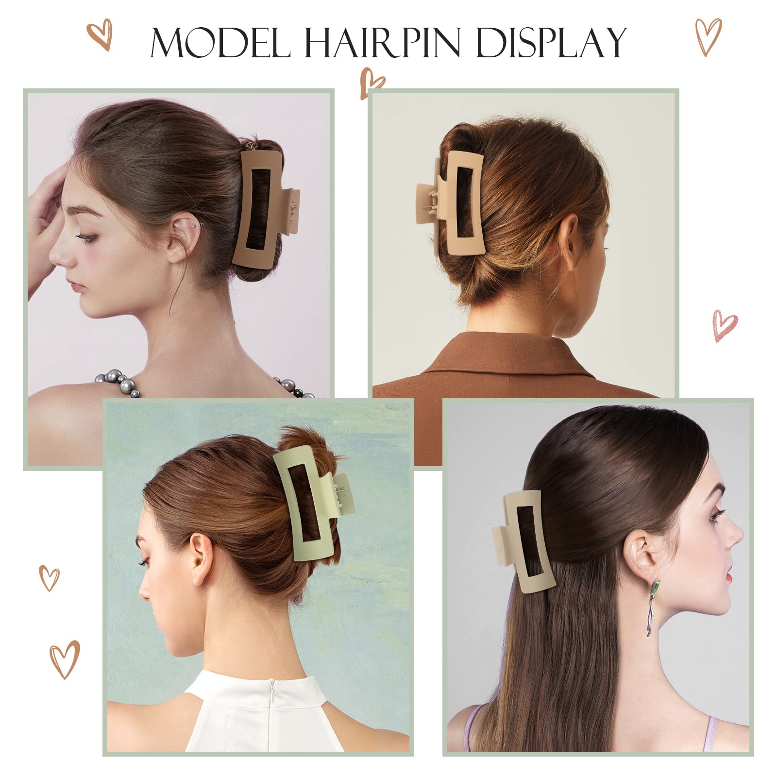 Mandydov clip holding fine hair without slipping or causing breakage